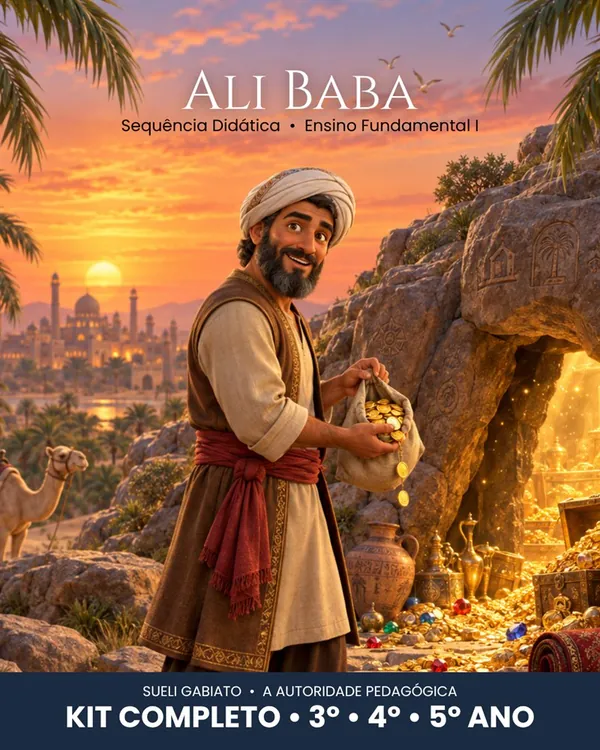 Capa da coleção Ali Babá e os Quarenta Ladrões
