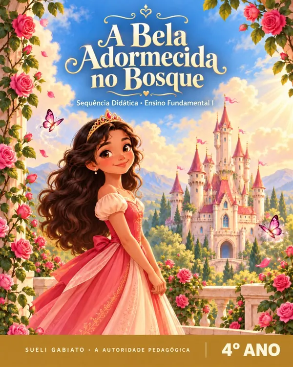 Capa do pack A Bela Adormecida — 4º Ano