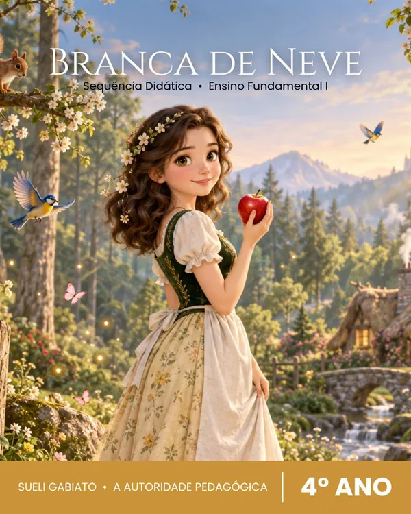 Capa do pack Branca de Neve — 4º Ano