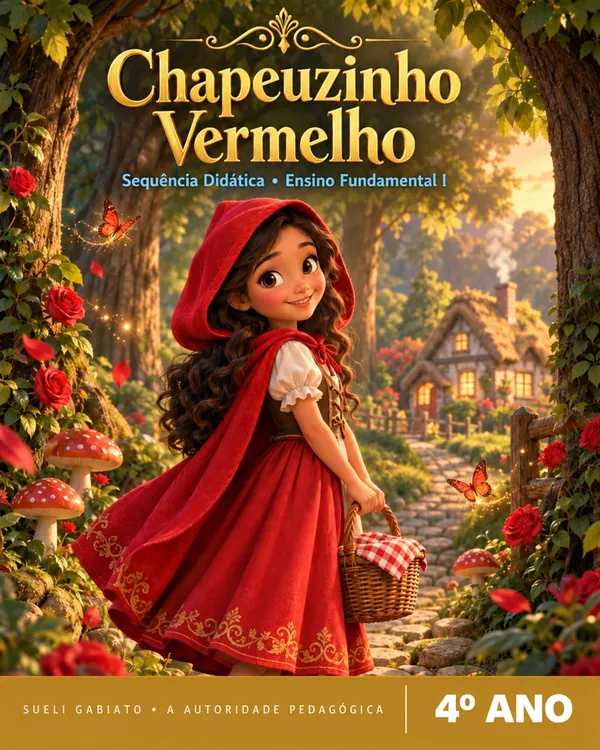 Capa do pack Chapeuzinho Vermelho — 4º Ano