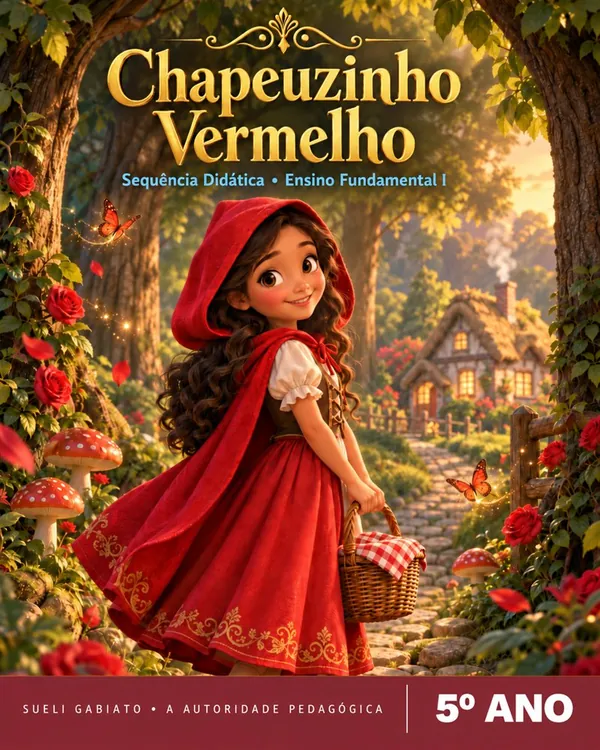 Capa do pack Chapeuzinho Vermelho — 5º Ano